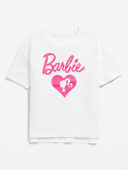 View large product image 1 of 1. Barbie™ Graphic Tunic T-Shirt for Girls