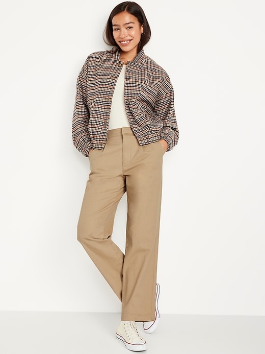 Image number 3 showing, High-Waisted Chino Ankle Pants
