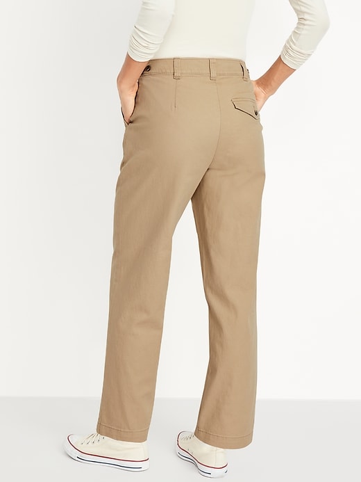 Image number 2 showing, High-Waisted Chino Ankle Pants