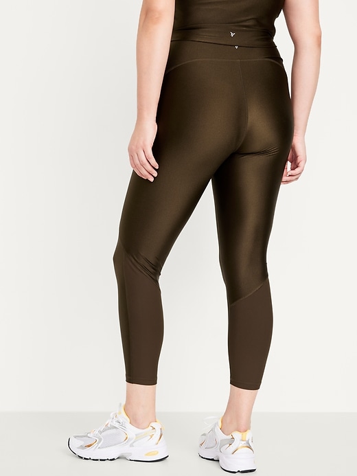 Image number 6 showing, High-Waisted PowerSoft 7/8 Shine Leggings