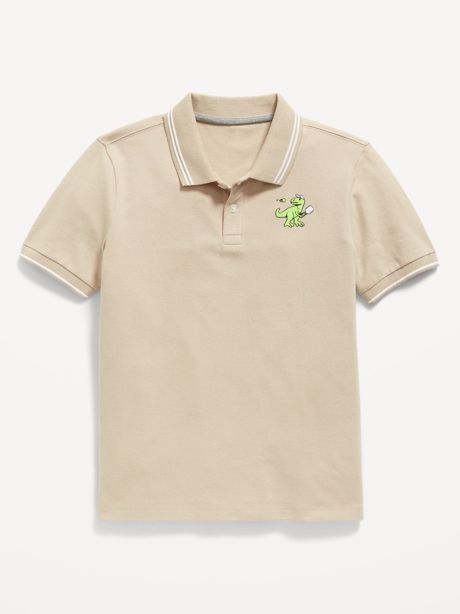 Short-Sleeve Pique Polo Shirt for Boys