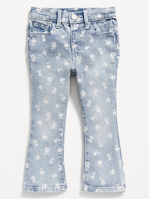 View large product image 1 of 1. High-Waisted Flare Jeans for Toddler Girls