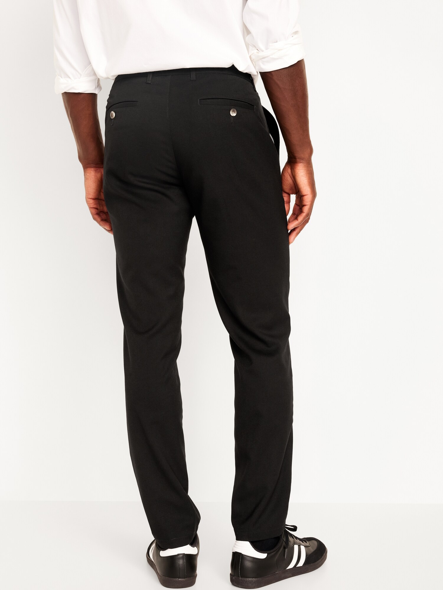 Мужские брюки Old Navy Athletic Dress Pants, цвет: Чёрный — фото 2