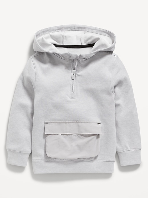 View large product image 1 of 2. Dynamic Fleece Quarter Zip Hoodie for Toddler Boys
