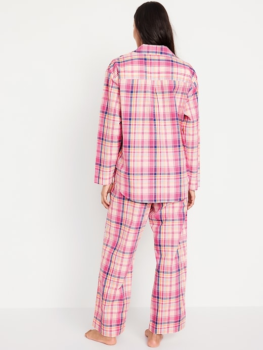 Image number 2 showing, Oversized Poplin Pajama Set