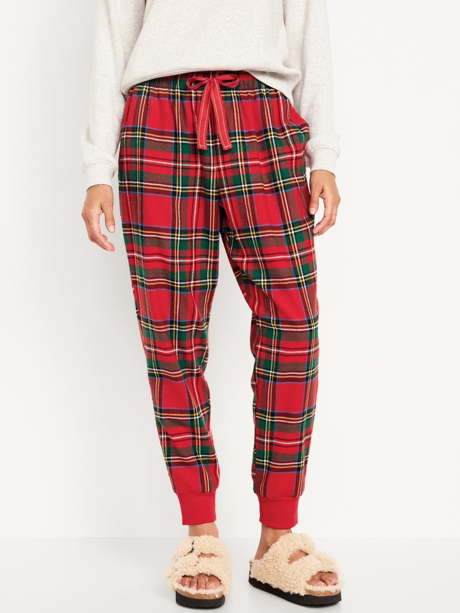 Matching Flannel Jogger Pajama Pants