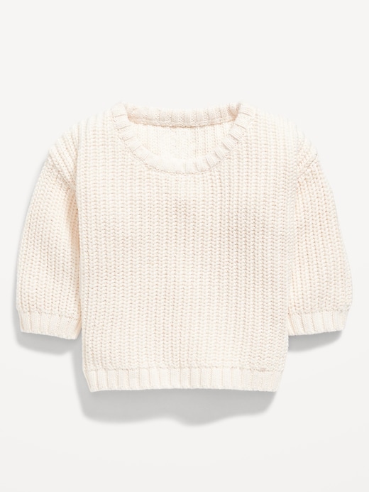 View large product image 1 of 2. Unisex Organic-Cotton Pullover Sweater for Baby