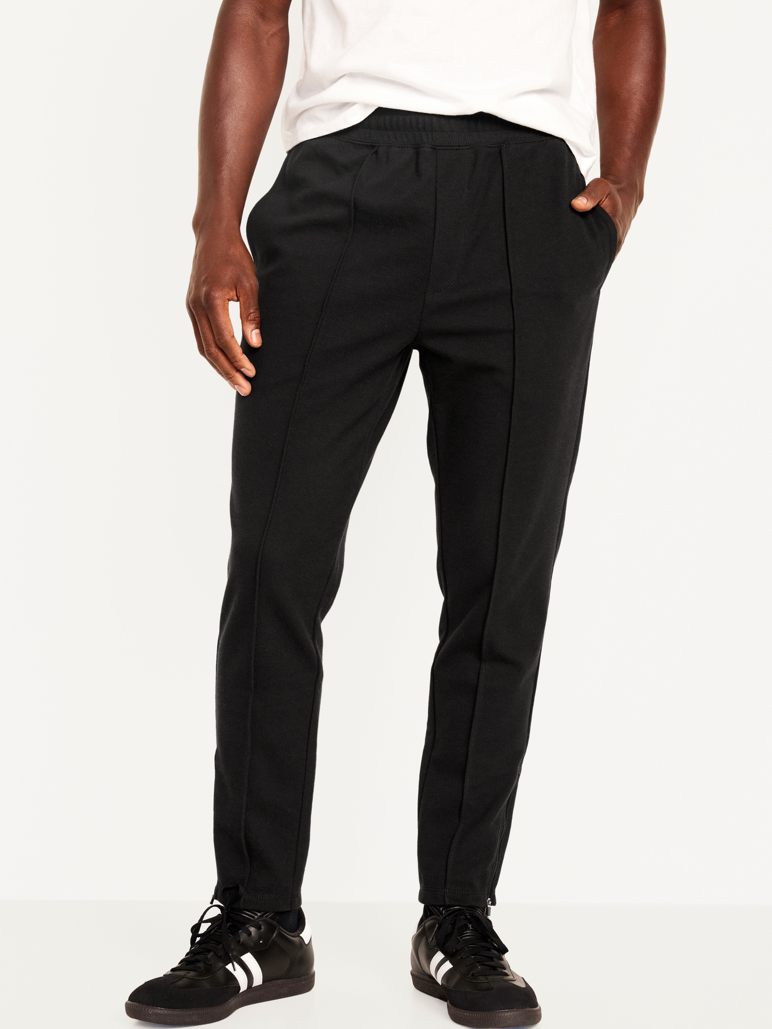 Black Baggy Fit Carpenter Jeans for Men