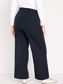 High-Waisted Pull-On Pixie Wide-Leg Pants | Old Navy