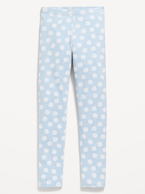 Printed Built-In Tough Full-Length Leggings for Girls