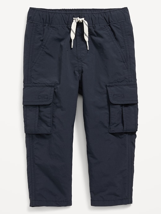 High-Waisted Parachute Cargo Jogger Ankle Pants | Old Navy
