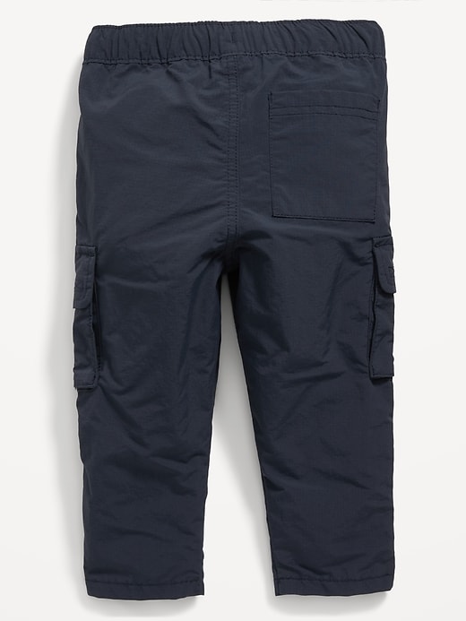 View large product image 2 of 3. Functional-Drawstring Cargo Pants for Toddler Boys