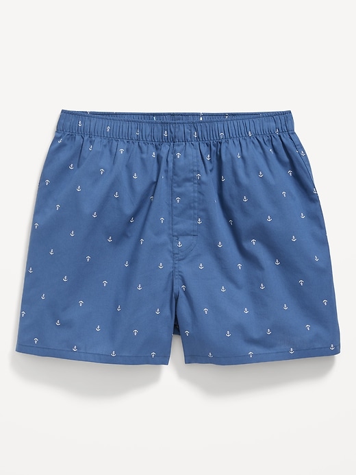 View large product image 1 of 1. Printed Soft-Washed Boxer Shorts -- 3.75-inch inseam