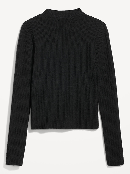 Image number 8 showing, Rib-Knit Crop Sweater