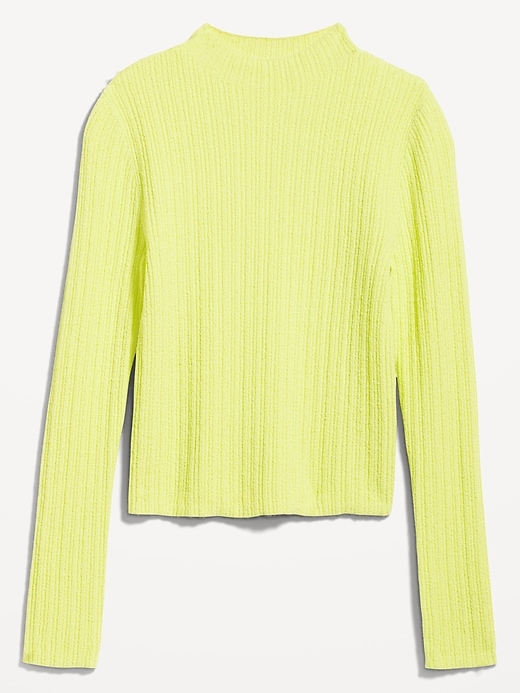 Image number 4 showing, Rib-Knit Crop Sweater