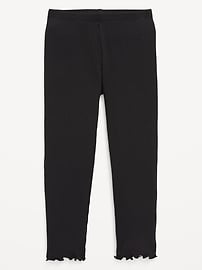 Image number 1 showing, Rib-Knit Full-Length Leggings for Toddler Girls