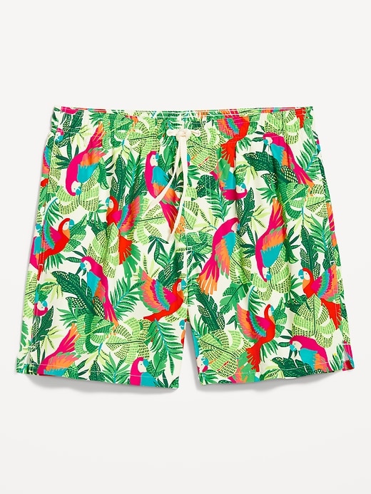 Image number 4 showing, Printed Swim Trunks -- 5-inch inseam