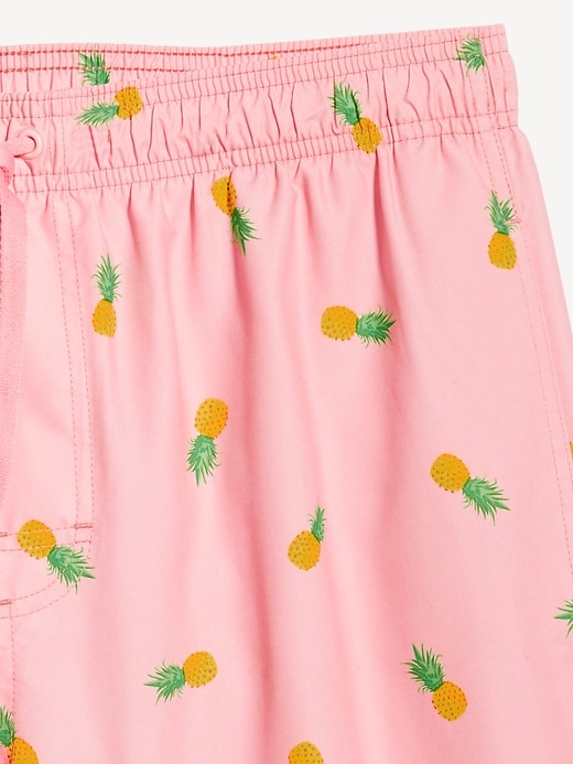 Image number 5 showing, Printed Swim Trunks -- 5-inch inseam