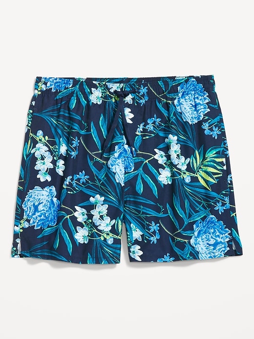 Image number 3 showing, Printed Swim Trunks -- 5-inch inseam
