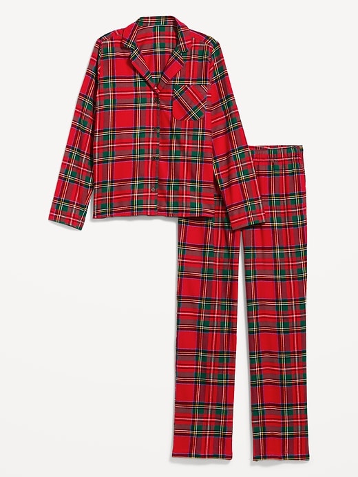 Pink Flannel Pajama Set  Petite Plume Canada - Kidz Global