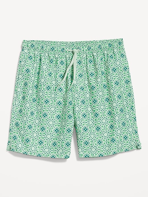 Image number 3 showing, Printed Swim Trunks -- 7-inch inseam