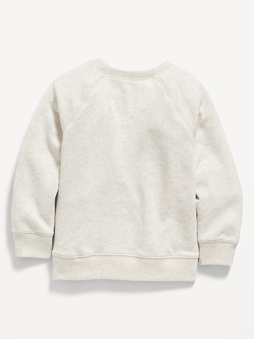 View large product image 2 of 2. Crew-Neck Sweatshirt for Toddler Boys