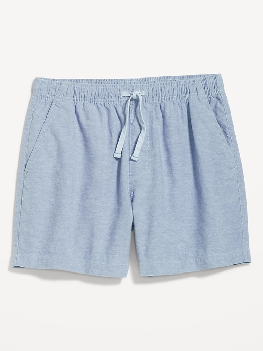 Image number 4 showing, Linen-Blend Jogger Shorts -- 5-inch inseam