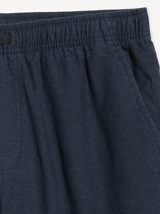 Linen-Blend Jogger Shorts -- 5-inch inseam | Old Navy