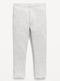 Image number 1 showing, Rib-Knit Full-Length Leggings for Toddler Girls