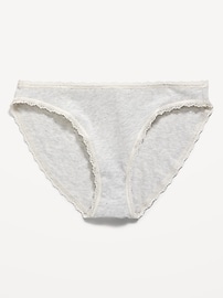 View large product image 4 of 8. Mid-Rise Everyday Cotton Bikini Underwear