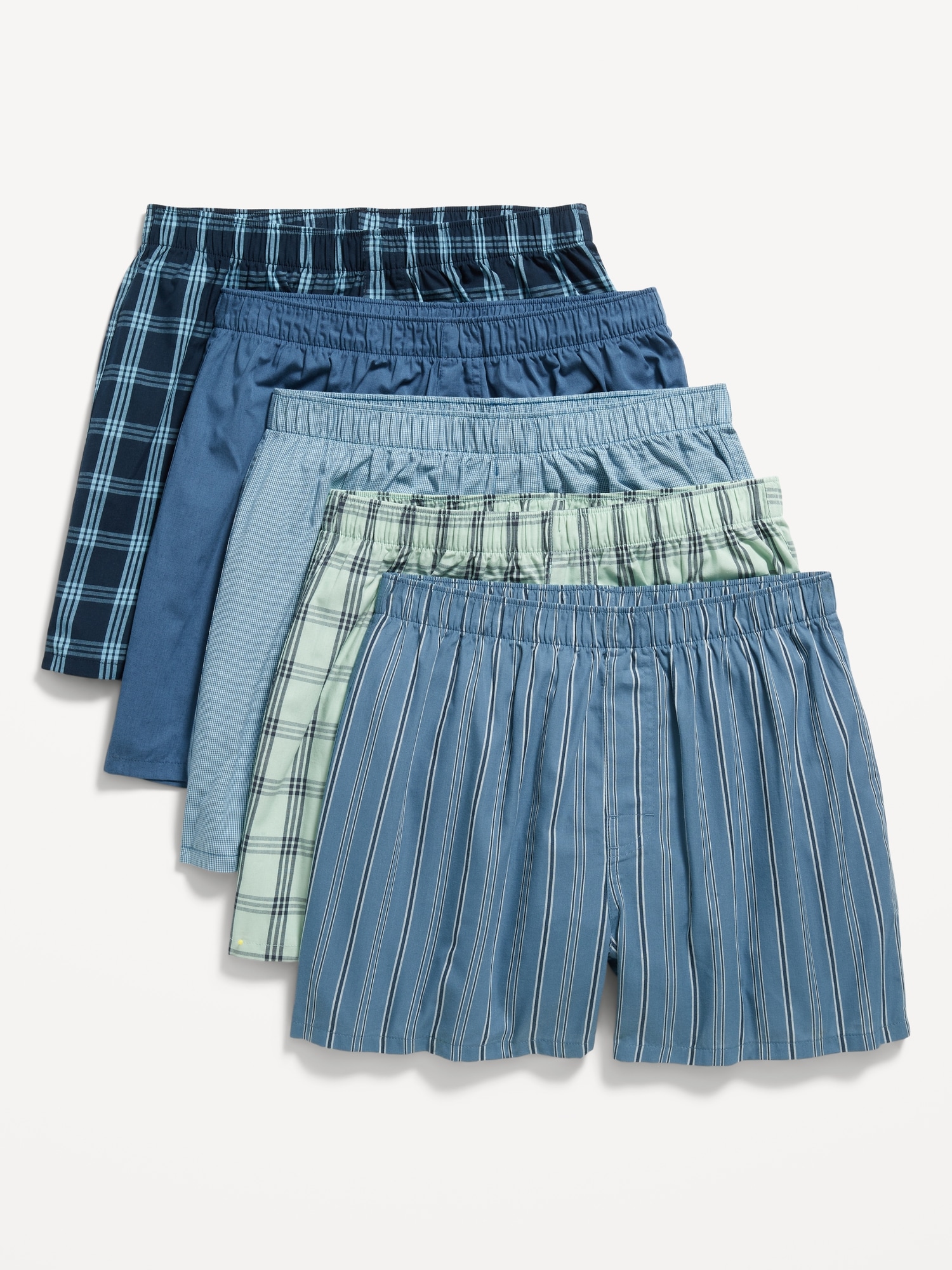 5-Pack Soft-Washed Boxer Shorts -- 3.75-inch inseam