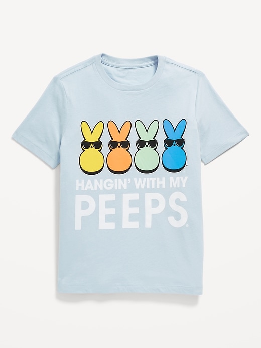 View large product image 1 of 2. PEEPS® Gender-Neutral Graphic T-Shirt for Kids
