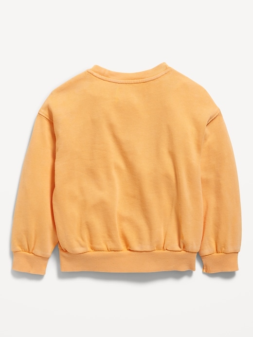 View large product image 2 of 3. Crew-Neck Sweatshirt for Toddler Girls