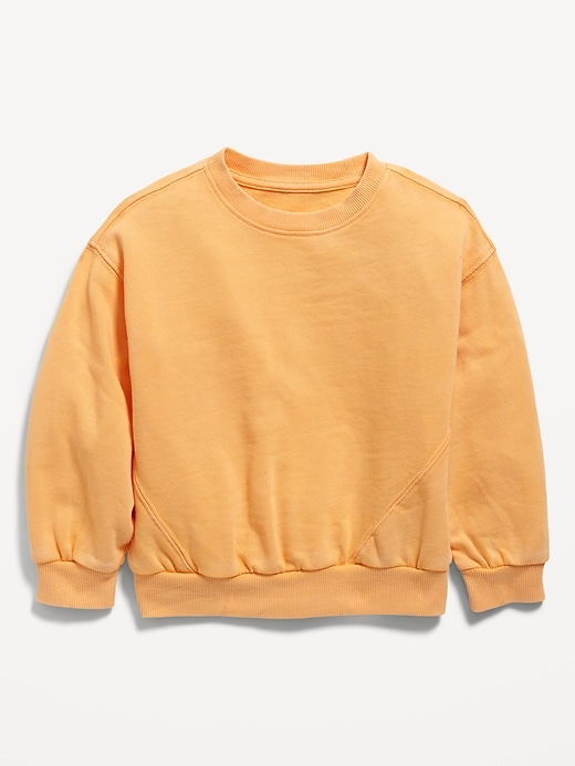 View large product image 1 of 3. Crew-Neck Sweatshirt for Toddler Girls