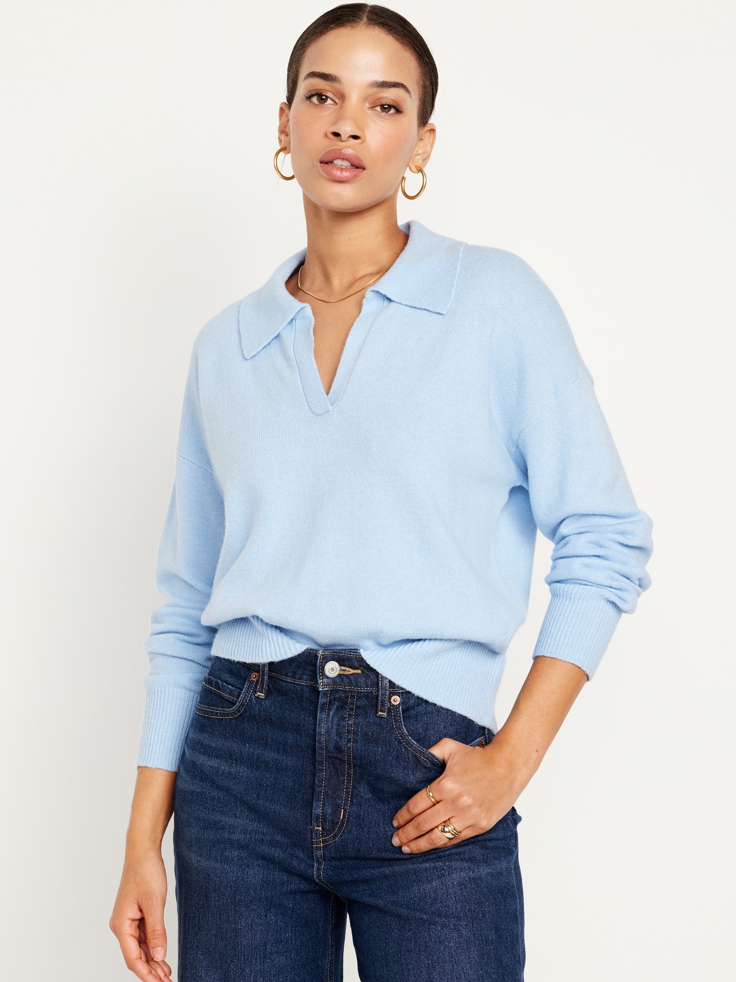 SoSoft Collared Sweater | Old Navy