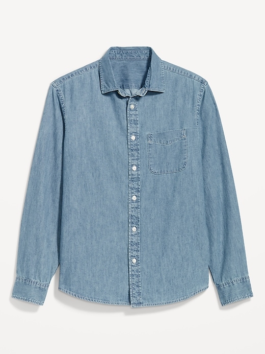 Image number 4 showing, Classic Fit Chambray Shirt