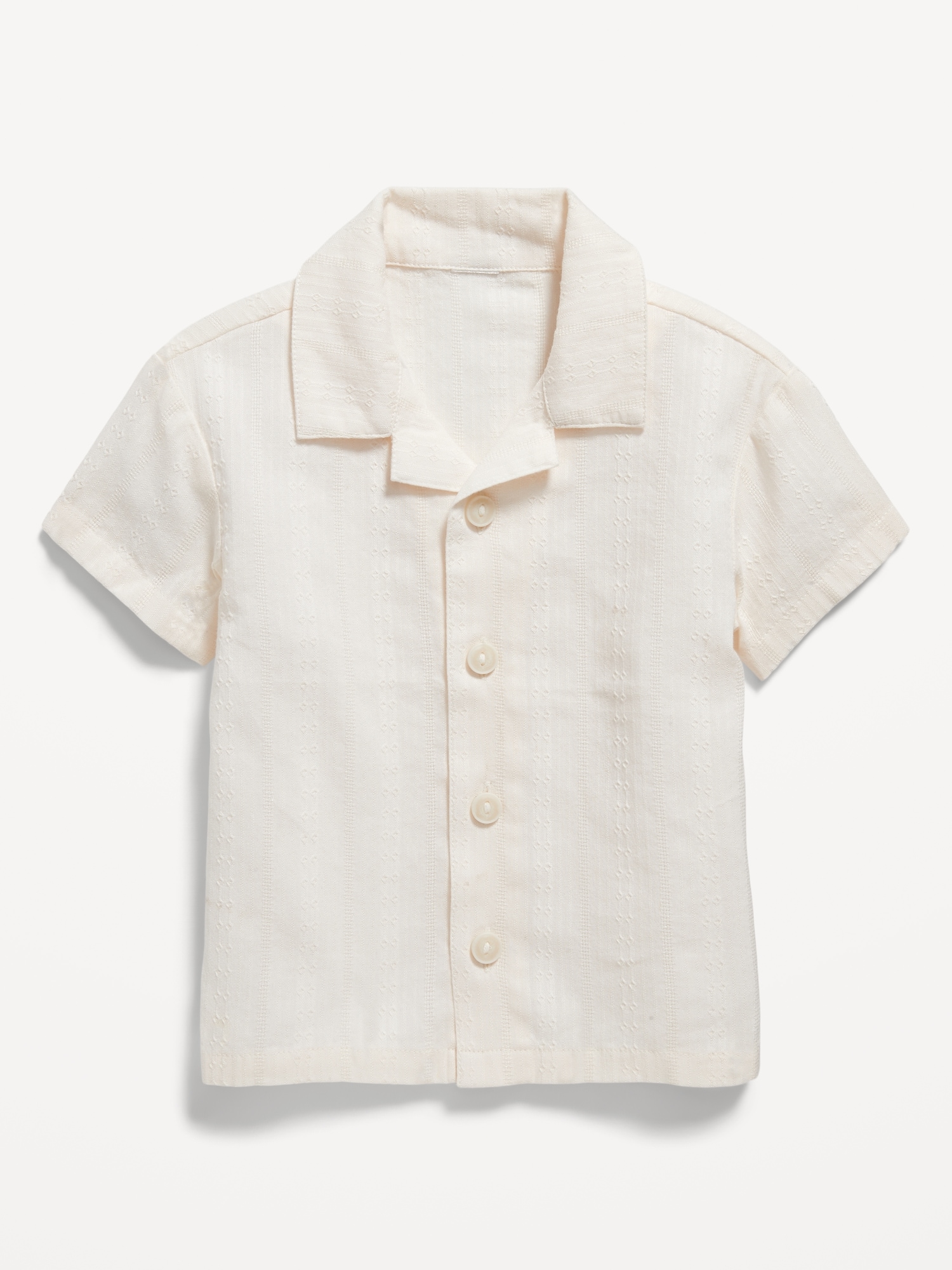 Textured Dobby Camp Shirt for Baby Hot Deal