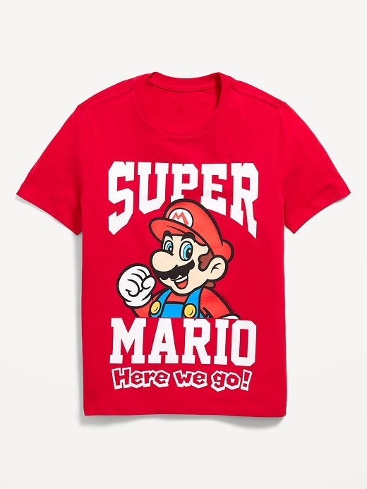 View large product image 1 of 2. Super Mario Bros.™ Gender-Neutral Graphic T-Shirt for Kids