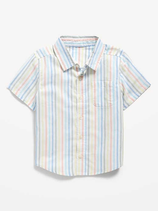 View large product image 1 of 1. Printed Short-Sleeve Shirt for Toddler Boys