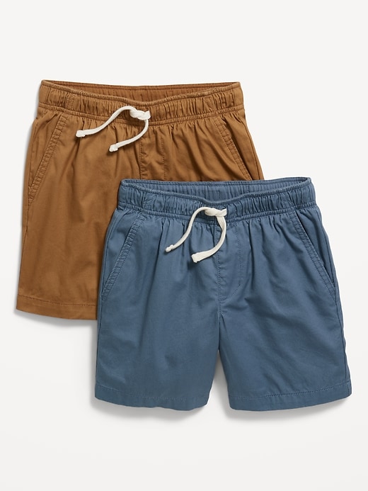 View large product image 2 of 2. Above Knee Twill Pull-On Shorts 2-Pack for Boys