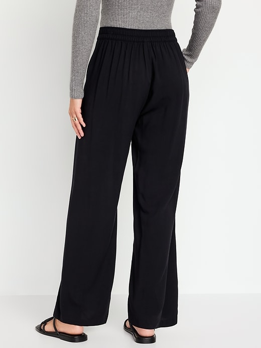 Image number 2 showing, High-Waisted Playa Wide-Leg Pants