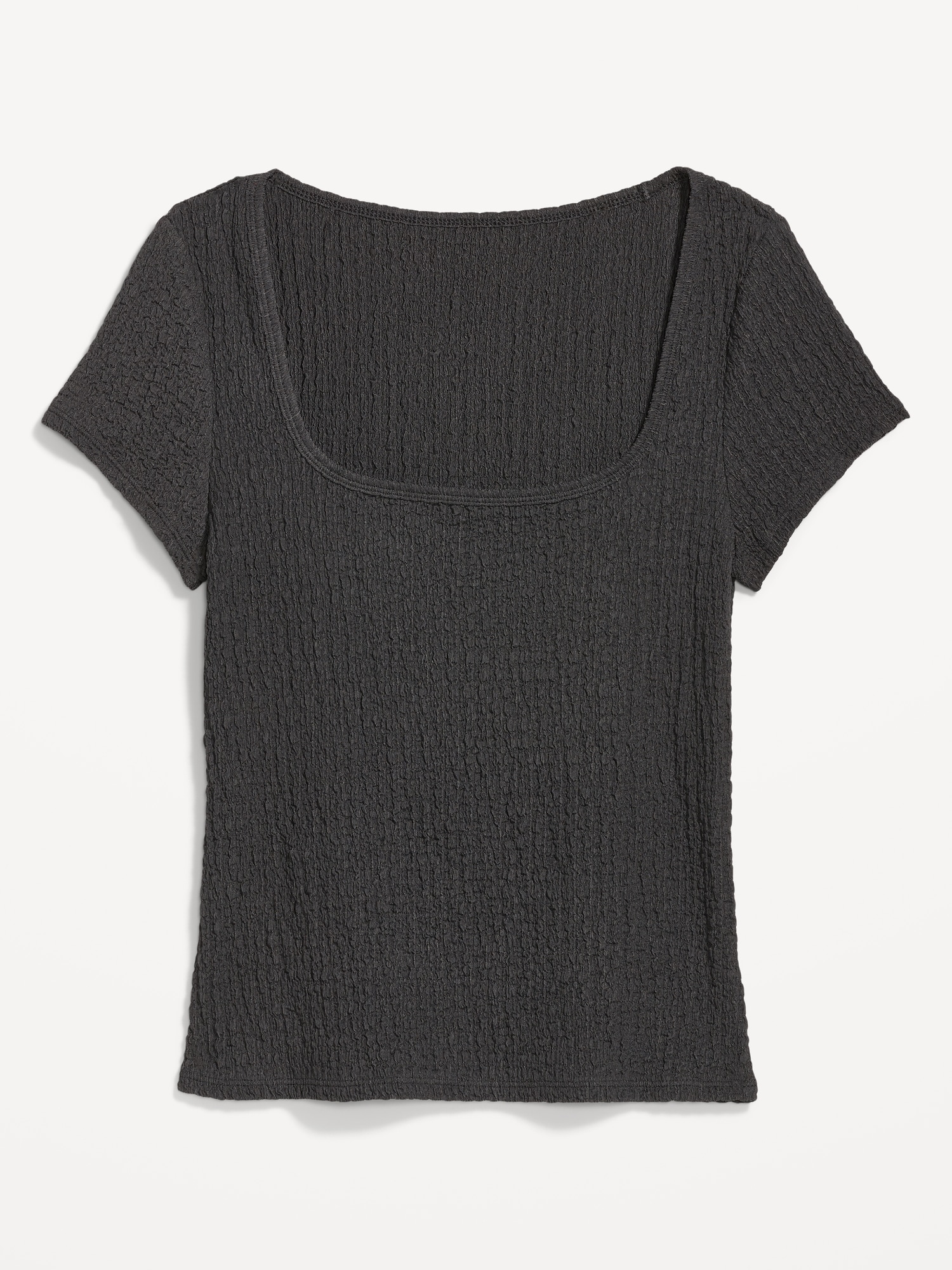 Fitted Square-Neck T-Shirt | Old Navy