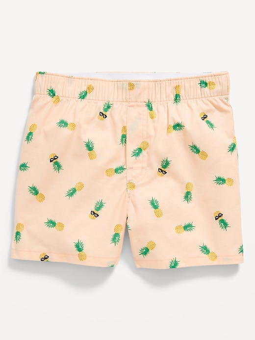 View large product image 1 of 1. Poplin Printed Boxer Shorts for Boys