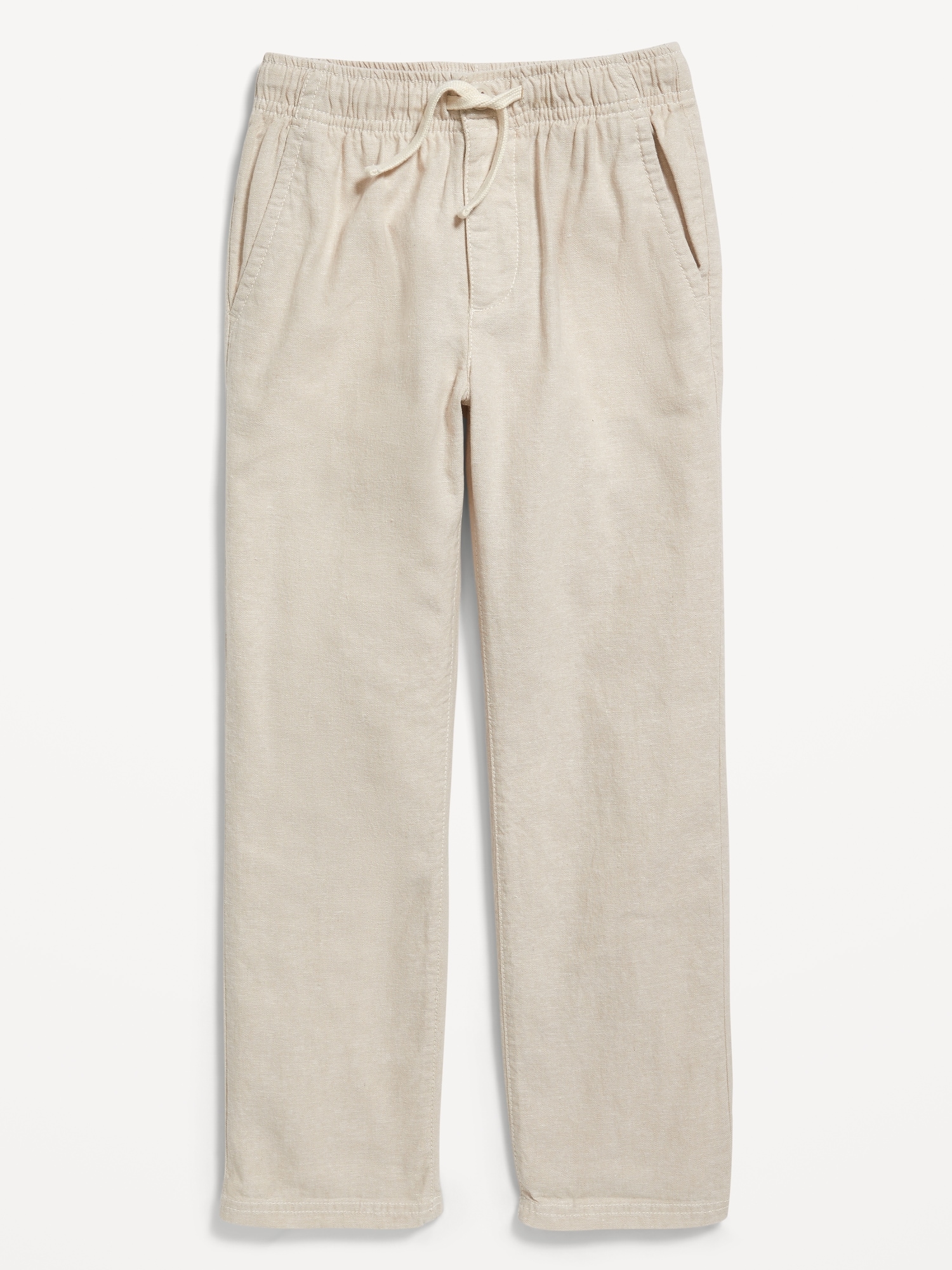 Straight Pull-On Linen-Blend Pants for Boys | Old Navy