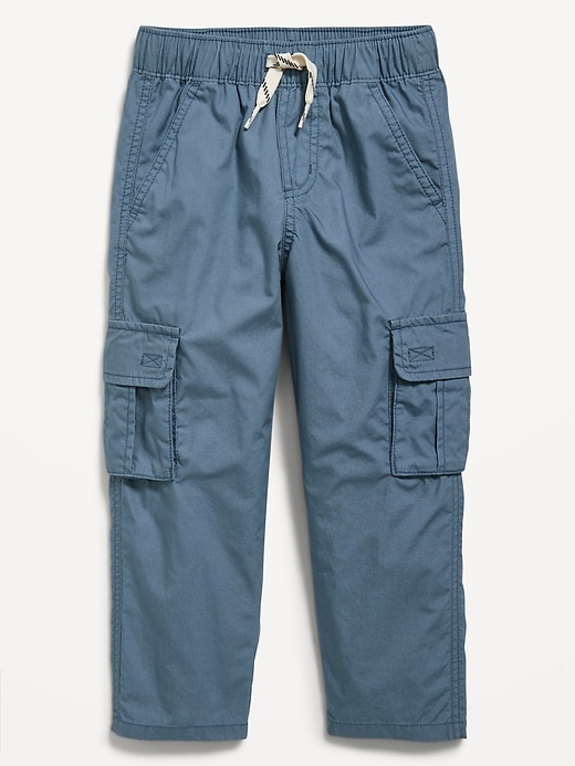 View large product image 1 of 1. Functional-Drawstring Cargo Pants for Toddler Boys