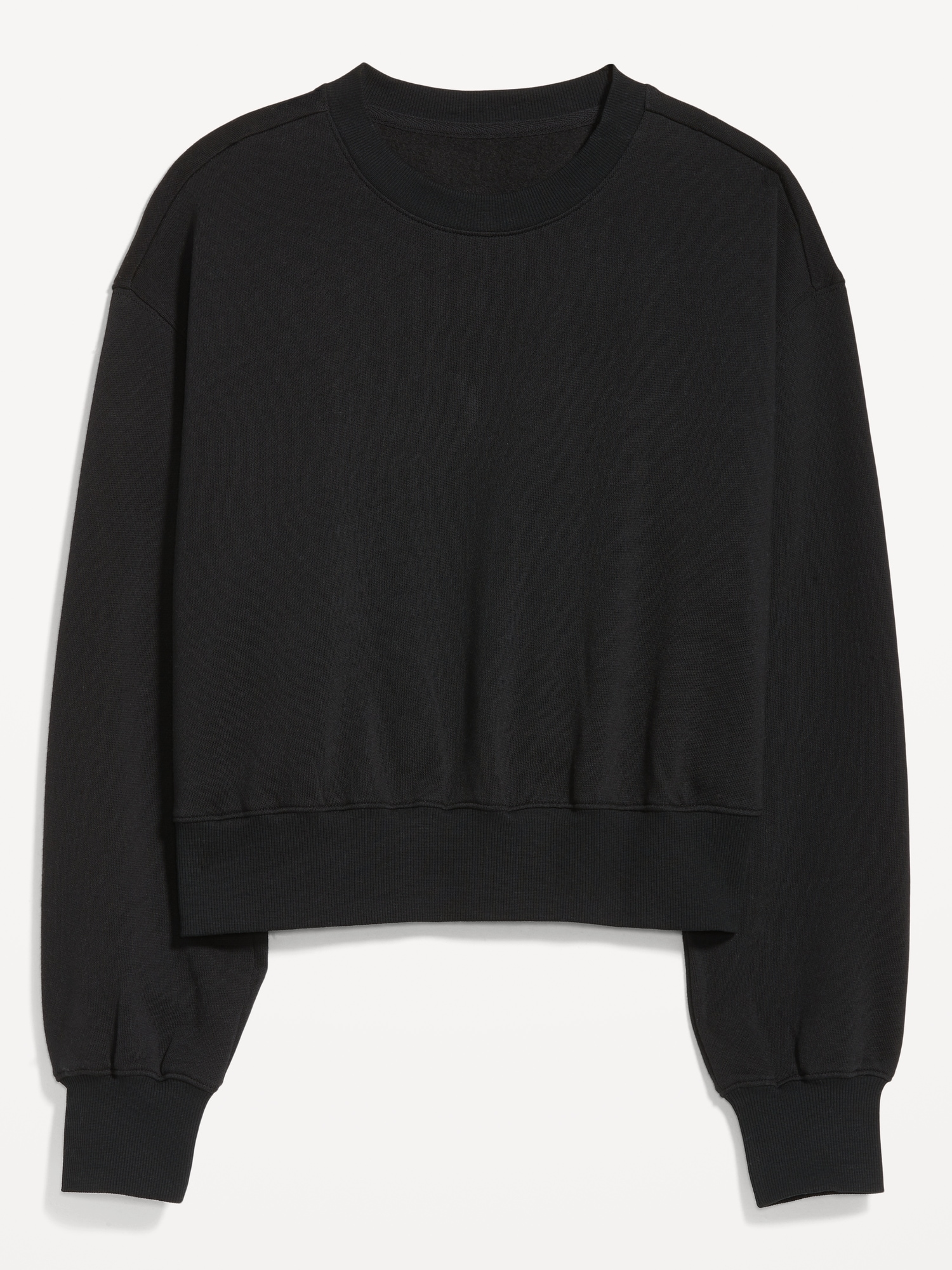 Drop-Shoulder Crop Sweatshirt | Old Navy