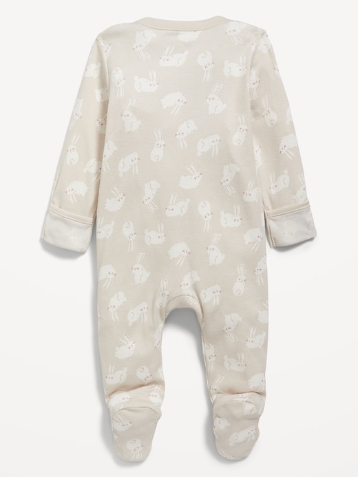 Unisex 2-Way-Zip Sleep & Play Footed One-Piece for Baby