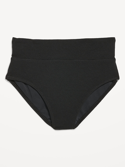 Image number 4 showing, High-Waisted French-Cut Bikini Swim Bottoms