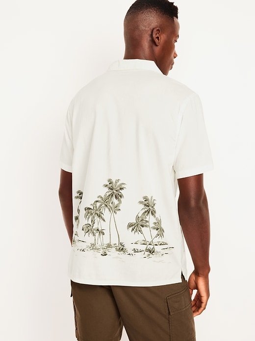 Image number 2 showing, Short-Sleeve Printed Camp Shirt