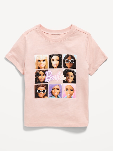 Barbie™ Graphic T-Shirt for Toddler Girls - Pink Bamboo